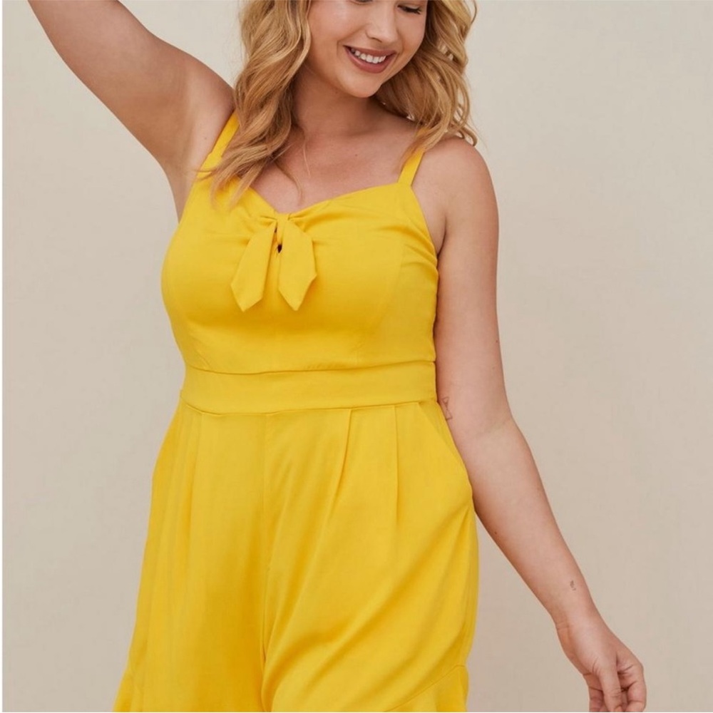 Torrid Sunny Yellow Jumpsuit
